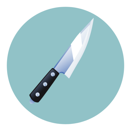 มีดใหญ่สำหรับหั่นเนื้อ